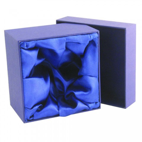 BLUE PRESENTATION BOX FITS 1/2 PINT OR 1 WHISKEY OR 1 BRANDY